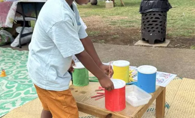 Clôture de la Semaine de la Petite Enfance : Encore jouer à l'infini au village petite enfance à La ville du Port, Saint-Denis, Les Petits Pas