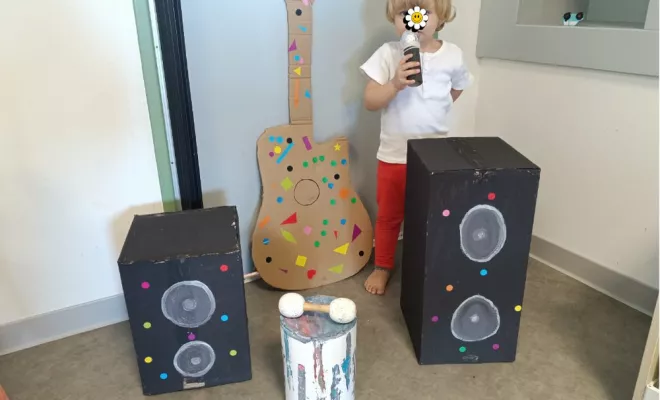 Fête de la Musique à la crèche Les Petits Pinpins à Saint-Joseph🎶, Saint-Denis, Les Petits Pas